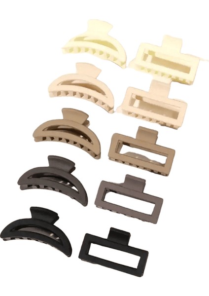 Kadınlar Için Küçük Saç Pençe Klipleri, 10 Adet Mini Küçük Saç Pençe Klipsleri Ince/kalın/orta/ince Saç Rengi: Çok Renkli/beden: Tüm Bahçeler (Yurt Dışından)