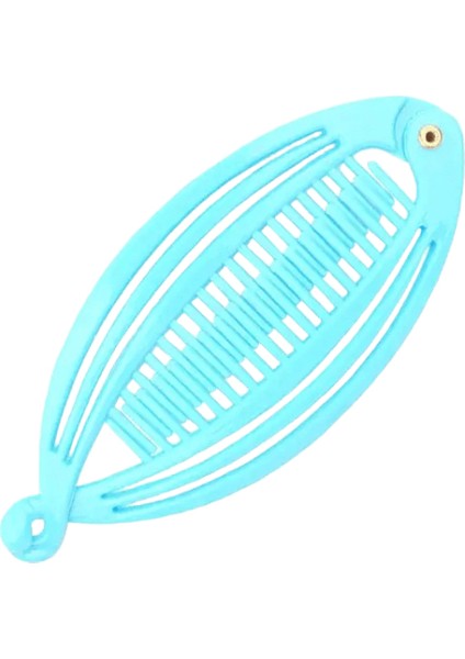 Sıcak Yeni Moda Muz Klips Seti Balık Klips Sarmal Saçlar Tarak Saç Tarafı Tarak Boncuklu Saç Klipli Saç Tarağı Başlık Rengi: Gök Mavisi/beden: H4034 (Yurt Dışından)