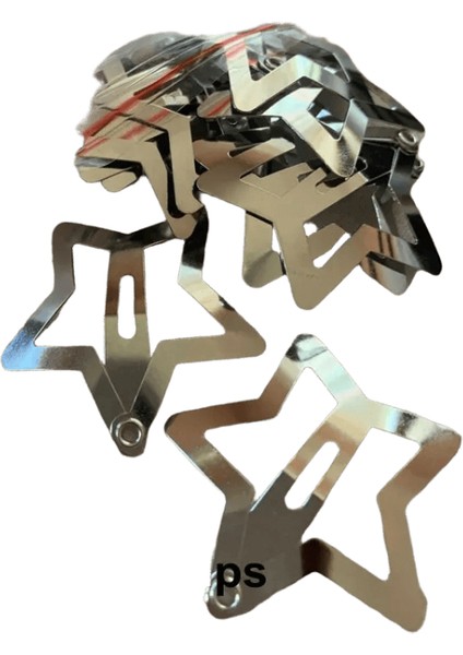 10-40PCS/PAKET Renkler Saç Klipleri Kadınlar Moda Solid Kids Aksesuarları Snap Metal Ettes Saç Pençeleri Klip Bobby Pin Renk: Yıldız 2-Aliver/boyut: 10 Pcs (Yurt Dışından)