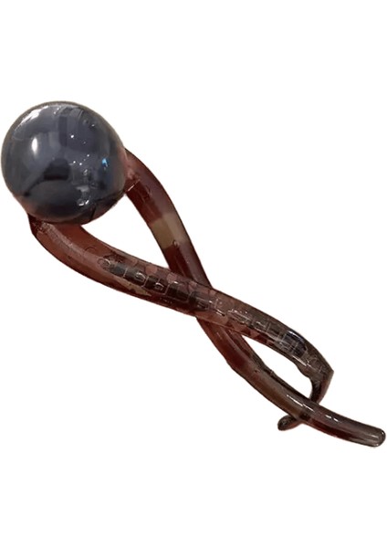 Retro S Şekil At Kuyruğu Bükülme Saç Klipleri Moda Inci Köpekbalığı Klipsleri Ettes Saç Kargaşı Saç Aksesuarları Kadınlar Için Başlık: S3 (Yurt Dışından)