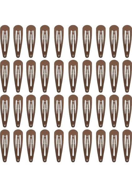 40PCS Düz Renkli Çok Renkli Metal Çıtçıt Klipleri 2 Inç Ettes Kadınlar Için Aksesuarlar: 40PCSZONG (Yurt Dışından)