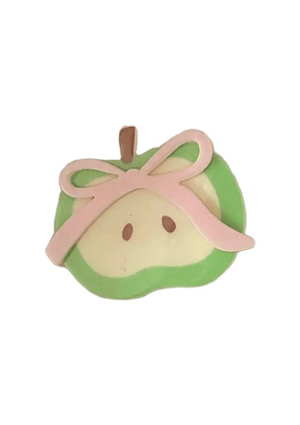 1pc Sevimli Elma Saç Klipli Yıldız Ördek Bıçağı Klipli Tatlı Kız Pim Pats Yan Klipli Kadın Tavan Ette Saç Aksesuarları: 1pcs Kırmızı/beden: Tek Beden (Yurt Dışından)