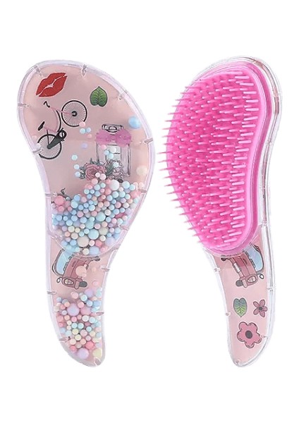 Karikatür Sihirli Tarak Anti-Statik Masaj Tek Boynuzlu At Saç Fırçaları Karışık Duş Duş Masajı Saç Fırçası Tarağı Salon Aksesuarları Pembe Renk: No. 4 (Yurt Dışından)