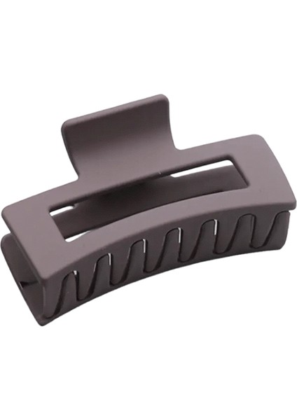 Koreli Kadın Kızlar Plastik Saç Pençeleri Saç Klipler Sapan Büyük Boy Saçkop Yengeç Ette Moda Süs Saç Aksesuarları Metal Renk: 22 Koyu Borwn (Yurt Dışından)