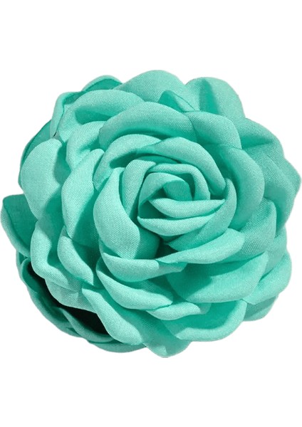 16 Renk Ter Orta Boy Pamuklu Kumaş Gül Çiçek Saç Pençe Klipleri Kadınlar Için Kore Ctach Köpekbalığı Kelepçe Saç Aksesuarları 2024 (Yurt Dışından)