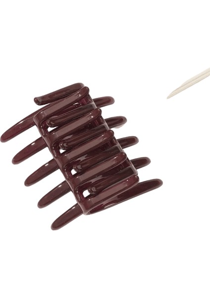 Awaytr 11 Renk Çift Taraflı Saç Klipli Saç Tarağı Kadınlar Için Buzlu Dişli Slip Slip Siyah At Kuyruğu Saç Milletvekili Saç Accessoriecolor: 84C (Yurt Dışından)