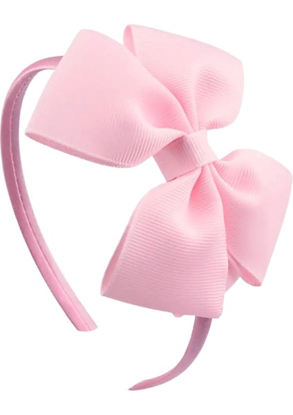 Yeni Moda Katmanlı Saç Bandı Katı Grosgrain Şerit Yaylar Kafa Bandı El Yapımı Butik Hairhoop Saç Aksesuarları Kadınlar Renk: Pembe (Yurt Dışından)