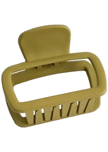 Küçük Saç Pençe Klipleri Kadın Kızlar 5.2cm Kare Yüksek At Kuyruğu Klip Kelepçesi Korece Korece Mat Slip Saç Düzenleme Aksesuarlar: Kahve (Yurt Dışından)