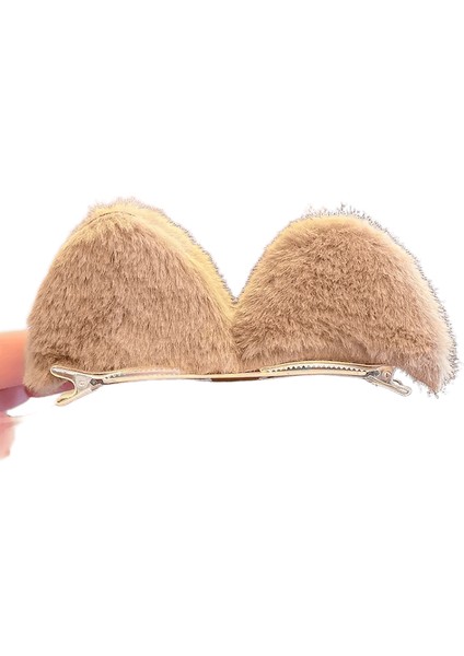 2 Adet/set Kızlar Sevimli Katı Kedi Kulak Tüyleri Saç Klipleri Korean Karikatür Hayvan Kulakları Saç Tokaları Ettes Çocuklar Tavan Saç Aksesuarları Renk: 4 (Yurt Dışından)