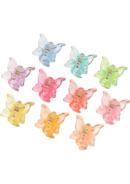 10/20/30PCS Yeni Renkli Mini Saç Klipli Pençe Kavrama Ettes Kelepçeler Kızlar Saç Tokası Pençe Klipli Saç Şekillendirme Aksesuarları: 3875-33/BEDEN: 10PCS (Yurt Dışından)