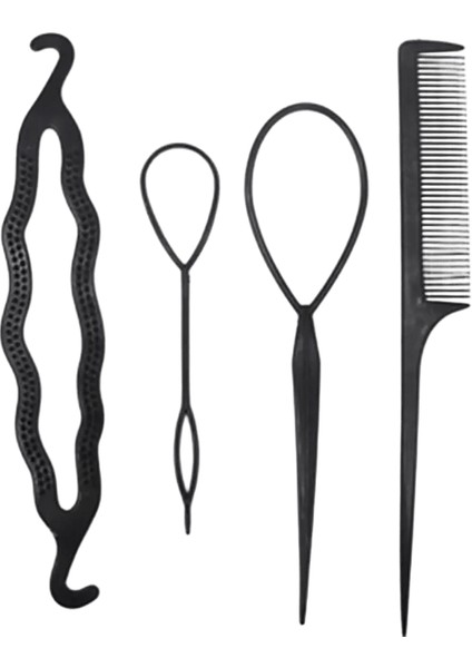 1-6pcs/set Çoklu Sihirli Saç Örgülü Araç Kadın Kız Saç Çörek Çörek Üreticisi Saç Tokaları Bükül (Yurt Dışından)