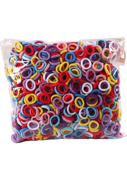 100/300/500PCS Renkli Elastik Saç Bantları Alacak Kuyruğu Saç Kravat Kauçuk Bantları Scrunchie Saç Aksesuarları Bantlar Bütün Renk: 2893-39-500PIECES (Yurt Dışından)