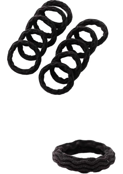 Kadın Kızlar Basit Temel Elastik Saç Bantları Bağlar Scrunchie At Kuyruğu Tutucu Kauçuk Bantlar Moda Kafa Bandı Saç Aksesuarları Hediye Kol: Blb/boyut: 20PCS (Yurt Dışından)