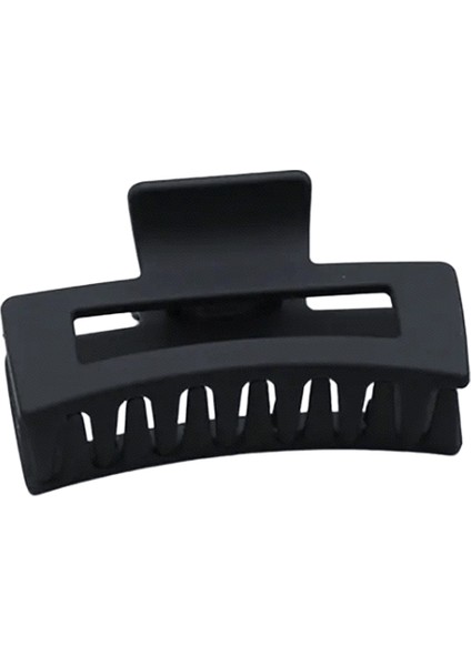 Koreli Kadın Kızlar Plastik Saç Pençeleri Saç Klipler Sapan Büyük Boy Saçkop Yengeç Ette Moda Süs Saç Aksesuarları Metal Renk: 2 Siyah (Yurt Dışından)