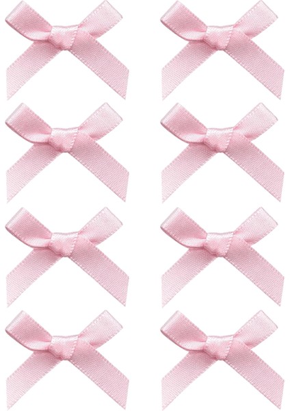 8pcs/set Bale Tarzı Beyaz Saç Klipsleri Kadın Mini Şerit Yay Aksesuarları Tatlı Güzel Saç Tokası Kızlar Saçak Yan Klipler Renk: Pembe (Yurt Dışından)