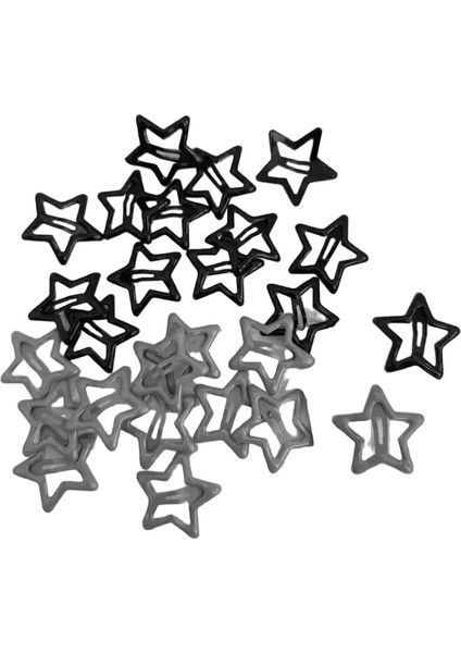 Y2K Yıldız Saçkopları Kız Çok Yönlü Coloful Tatlı Serin Saçkalılar Kadınlar Sevimli Parlak Bb Klipler Çok Volun Saç Saç Aksesuarları: Gümüş Rastgele/boyut: 10 Pcs (Yurt Dışından)