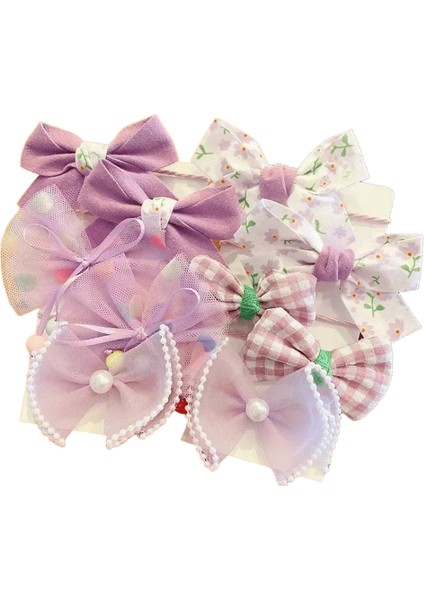 10PCS/SET Büyük Yay Çiçek Elastik Saç Bantları Çocuklar Kızlar Tatlı Saç Bağları Moda Kafa Bantları Saç Aksesuarları Çocuk Rengi Için Lastik Bant: A2 (Yurt Dışından)