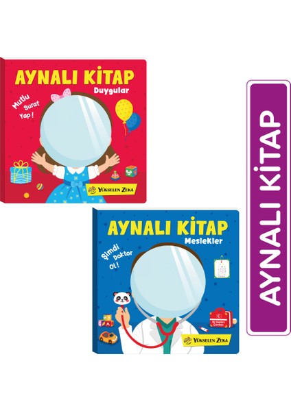 Aynalı Kitap 2'li Set (Duygular - Meslekler)