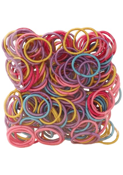 100 Pcs/lot 2 cm Saç Bağları Sakız Renkli Naylon Kauçuk Bant Halat Bebek Saç Aksesuarları Bebek Kızlar Için Siyah Elastik Saç Bantları Hediye Renk: JIT0015-3 (Yurt Dışından)