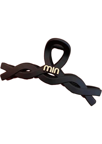 Katı Siyah Saç Klipleri Yeni Geometrik Kaymaz Akrilik Büyük Saç Pençesi Kadınlar Için Kızlar Mizaç Saç Tokaları Saç Aksesuarları (Yurt Dışından)