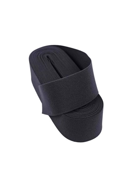 Siyah - 3cm Paça Lastik Geniş 10MT. (4172)