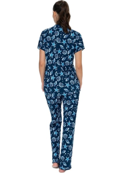 Kadın Lacivert Pijama Takım 20084 fırsatları