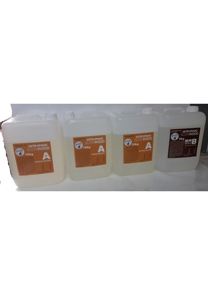 Kalın Döküm(Büyük Hacim) Epoksi Slowwood 39 kg