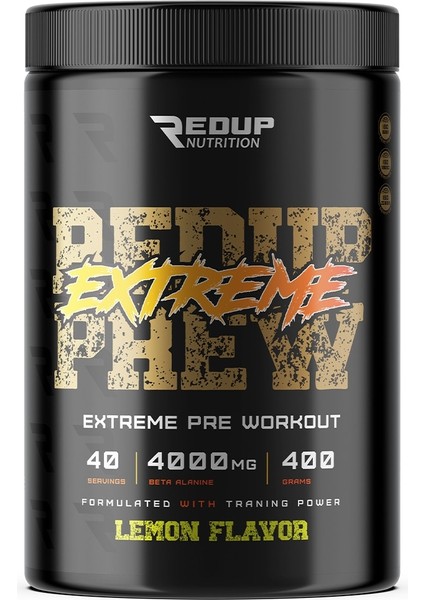 Extreme Pre Workout 400 gr Limon Aromalı