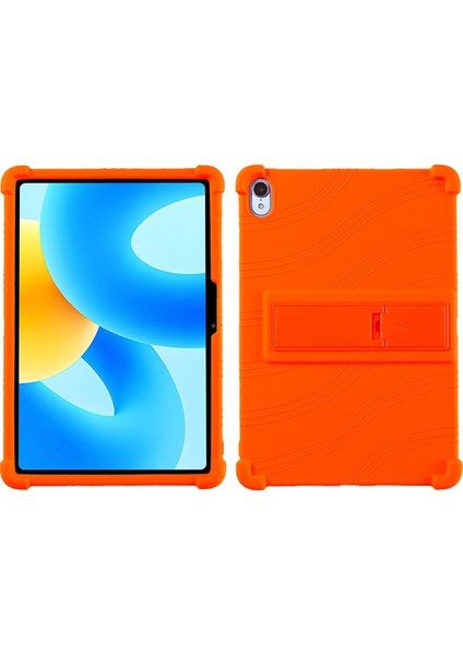 Huawei Matepad 11.5 Için Anti-Damla Koruyucu Tablet Kılıfı Pc Stand Silikon Tablet Arka Kapak-Turuncu (Yurt Dışından)