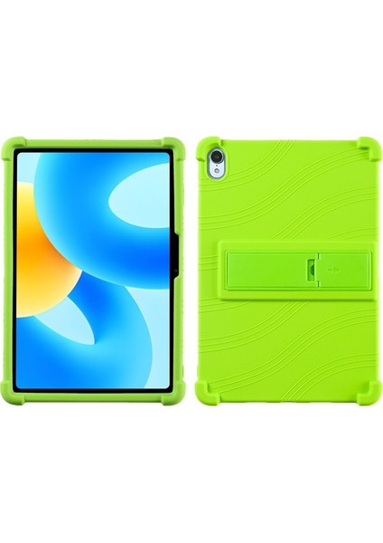 Huawei Matepad 11.5 Için Anti-Damla Koruyucu Tablet Kılıfı Pc Stand Silikon Tablet Arka Kapak-Turuncu (Yurt Dışından)