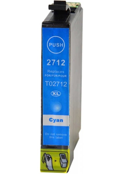 Epson 27XL-T2712 Mavi Muadil Kartuş Yüksek Kapasiteli