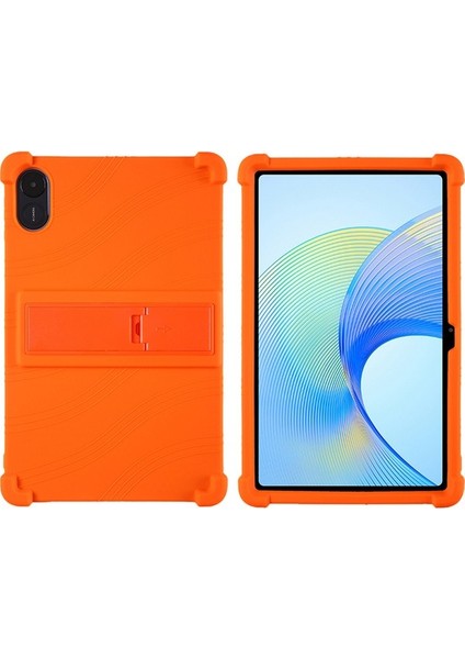 Honor Pad X8 Pro ELN-W09 Silikon Tablet Kılıfı Çizilmeye Dayanıklı Tablet Kapağı Pc Stand-Gök Mavisi (Yurt Dışından)