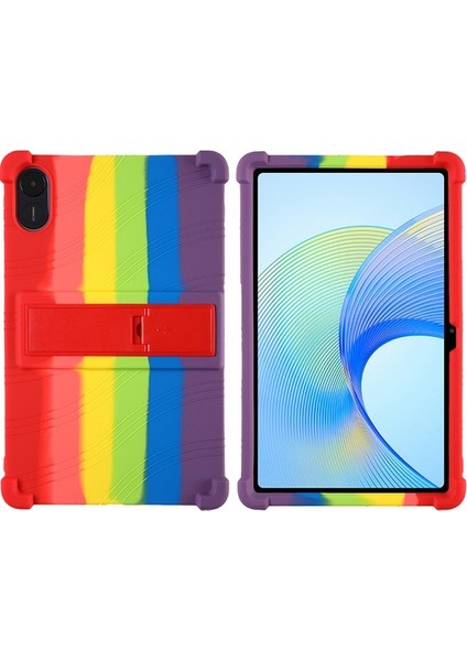 Honor Pad X8 Pro ELN-W09 Silikon Tablet Kılıfı Çizilmeye Dayanıklı Tablet Kapağı Pc Stand-Gök Mavisi (Yurt Dışından)