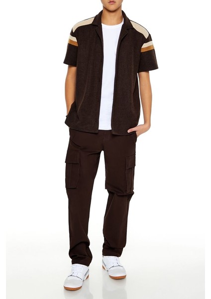 Çizgili Kısa Kollu Gömlek fırsatları