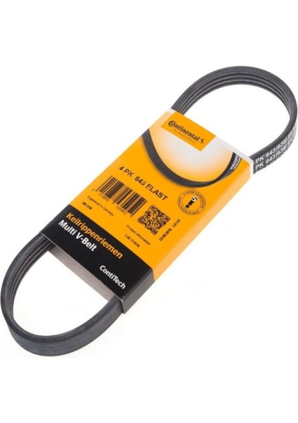 V Kayışı- 4PK643-WISCO-CHEVROLET Mazda Mıtsubıshı Suzukı Uyumlu