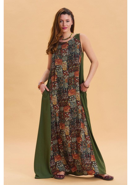 Bisiklet Yaka Cep Detaylı Salaş Elbise modelleri