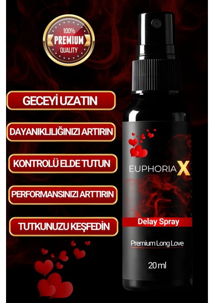 Euphoriax 20ML Uzun Deneyim - Mükemmel Etki & Kaliteli Deneyim