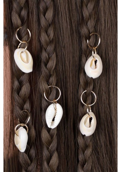 Gold Deniz Kabuğu 10 Adet Saç Küpesi Saç Tokası Seti fiyatları