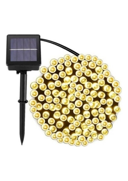 Solar 100 Ledli 12 Metre Bahçe Aydınlatma