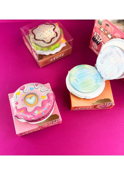 Hamburger & Donat Tasarımlı Defter modelleri