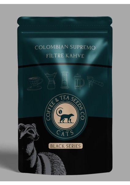 Colombian Supremo Filtre Kahve Nitelikli Çekirdek Kahve