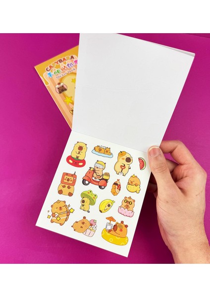 3'lü Capybara Sticker Book fiyatları