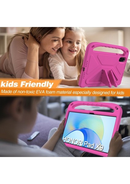 Onur Pad X9/x8 Pro Eva Kılıf El Kavrama Stand Çocuklar Tablet Kapak-Gül (Yurt Dışından)