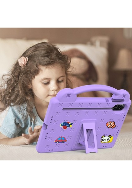 Onur Pad X9/pad X8 Pro Eva Kılıf Stand Anti-Damla Çocuklar Tablet Kapak-Mor Için (Yurt Dışından)