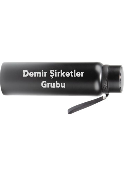 Kişiyeözel Isim Baskılı TERMOS1000 ml Termos Tutma Sapı Kamp Okul Spor Piknik SUS-304 Paslanmaz Çelik Termos