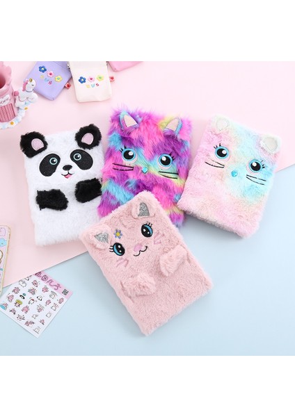 Peluş A5 Defter - 1 Adet - Ayıcık Figürlü