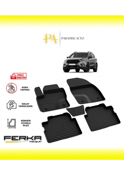 Ford Kuga 1 2008-2012 4d Havuzlu Paspas