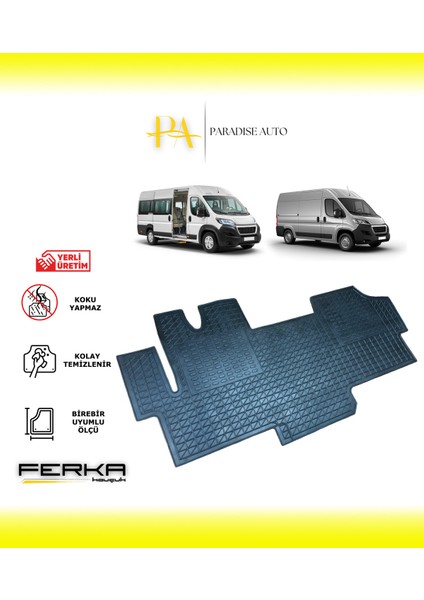 Peugeot Boxer 2014 ve Üstü Uyumlu Oto Paspas