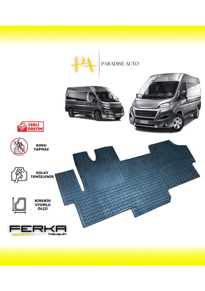 Fiat Ducato 2015 ve Üstü Uyumlu Oto Paspas