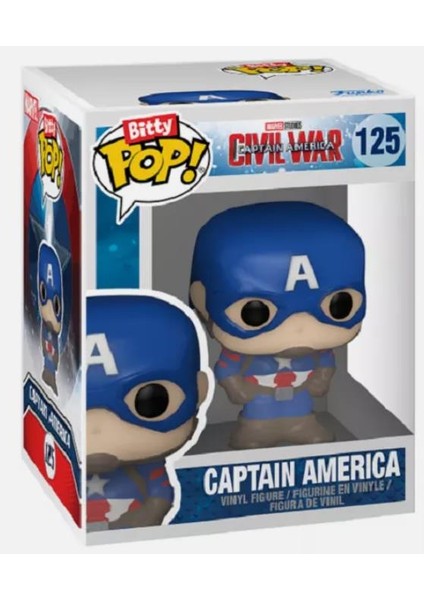 Pop Bitty Marvel The Infinity Saga Civil War Captan America 125 (2,5 Cm)